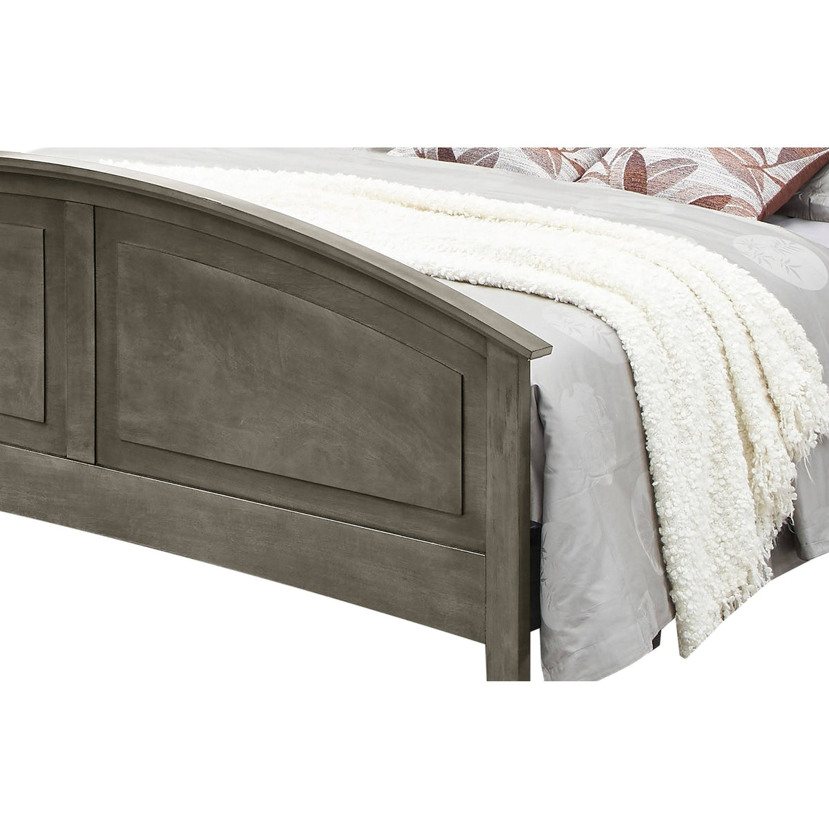 Twin Size Panel Bed Cappuccino N165613