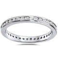 14K White Gold Diamond Eternity Ring H33874
