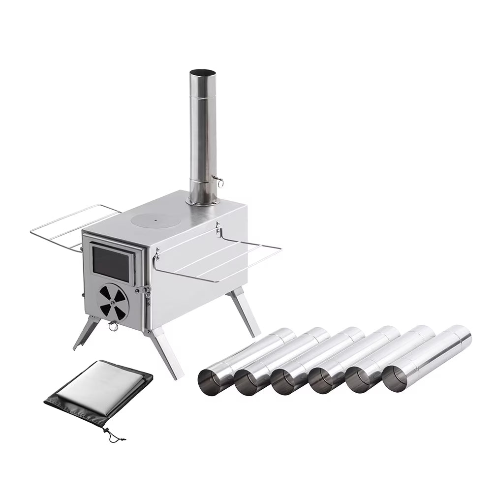 Portable Wood Burning Tent Stove 304 Stainless Steel F777