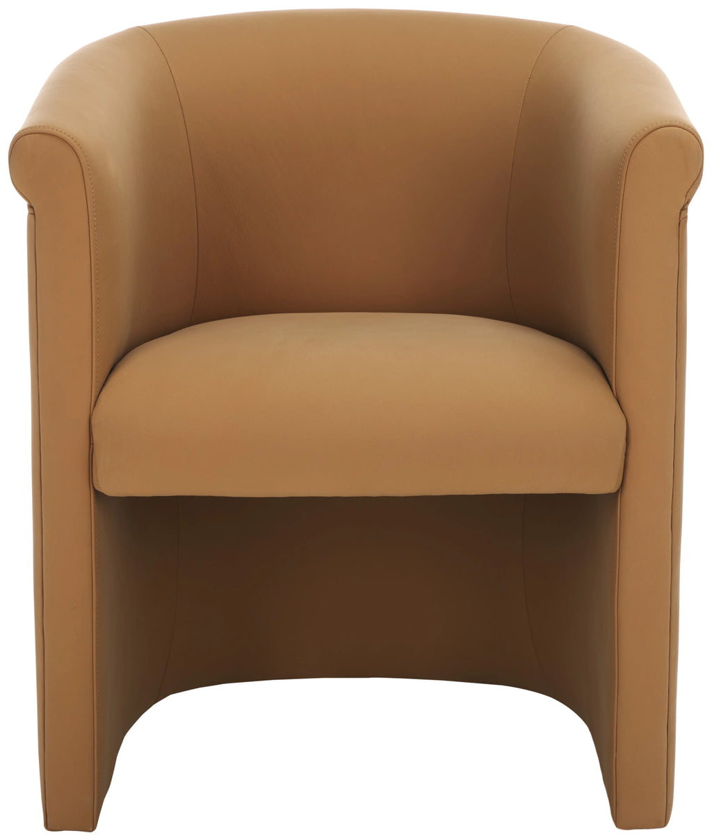 Brown Genuine Leather Dining Chair Z567
