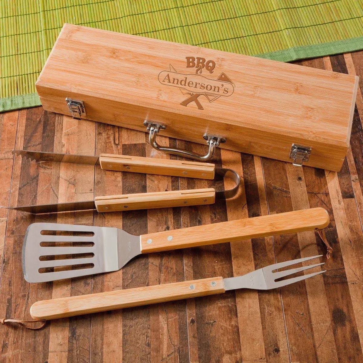 Bamboo BBQ Grilling Set E5678