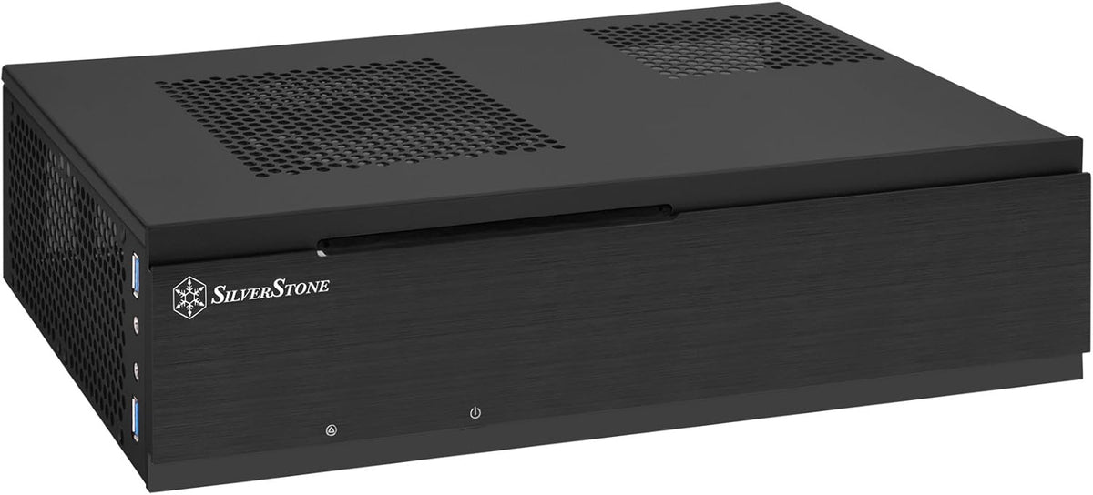 Mini-ITX Computer Case with Aluminum Front Panel Q6145
