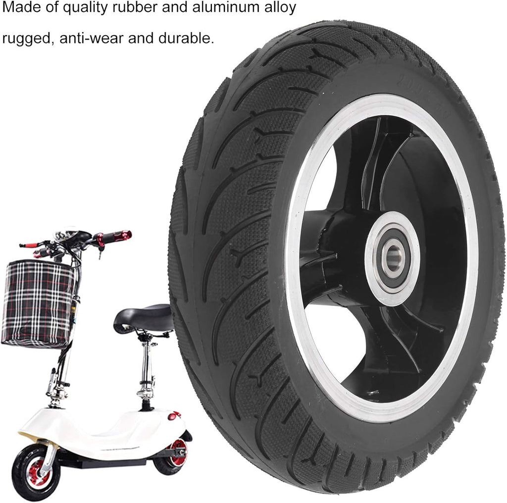 8in Front Solid Non-Pneumatic Tire with Hub, Pack of 2 T2769