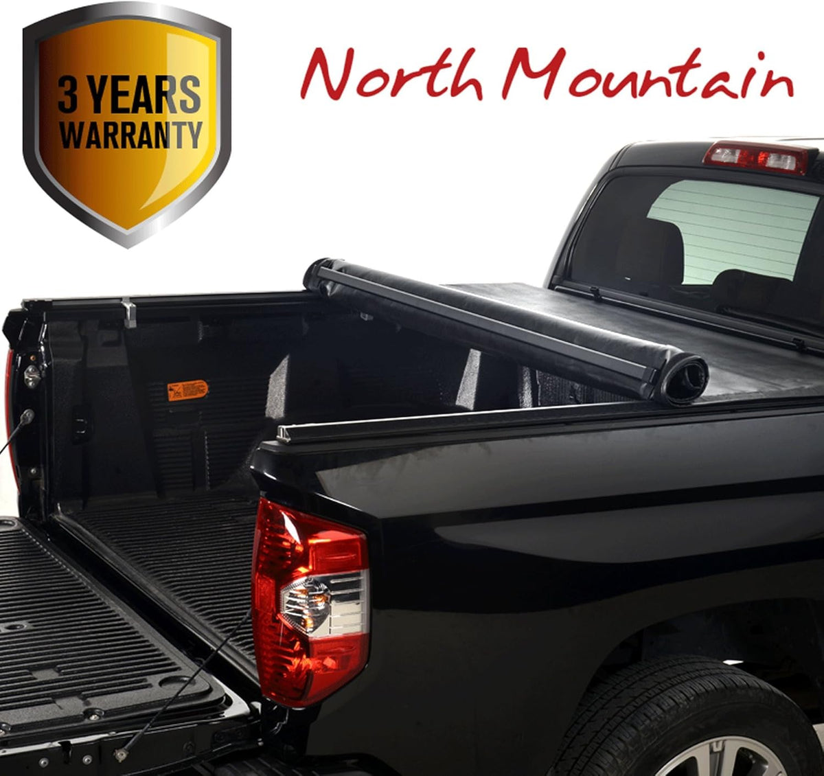 Soft Roll Up Tonneau Cover for 5.8' Bed W662353