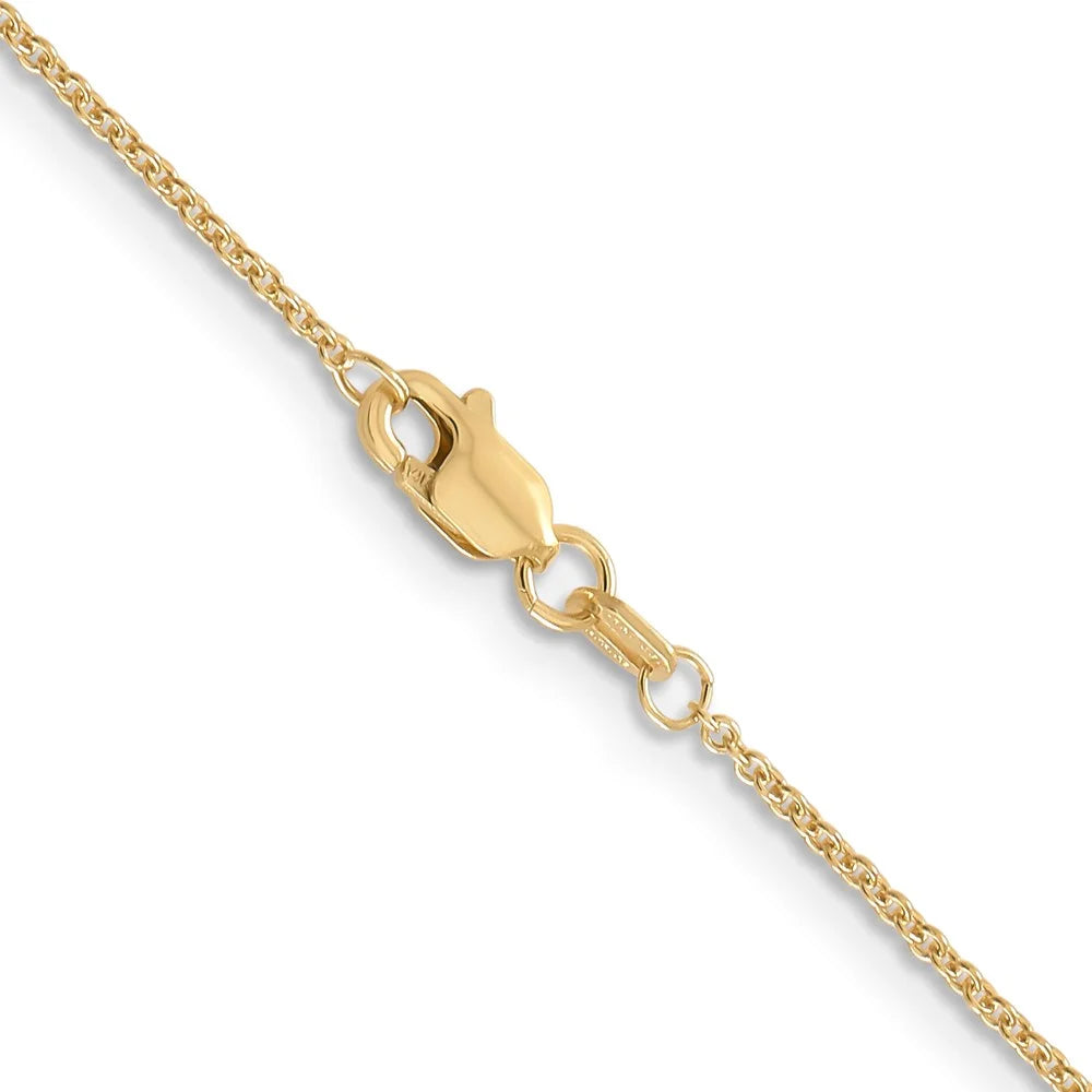 14K Yellow Gold 1.2mm Cable Chain Y115659