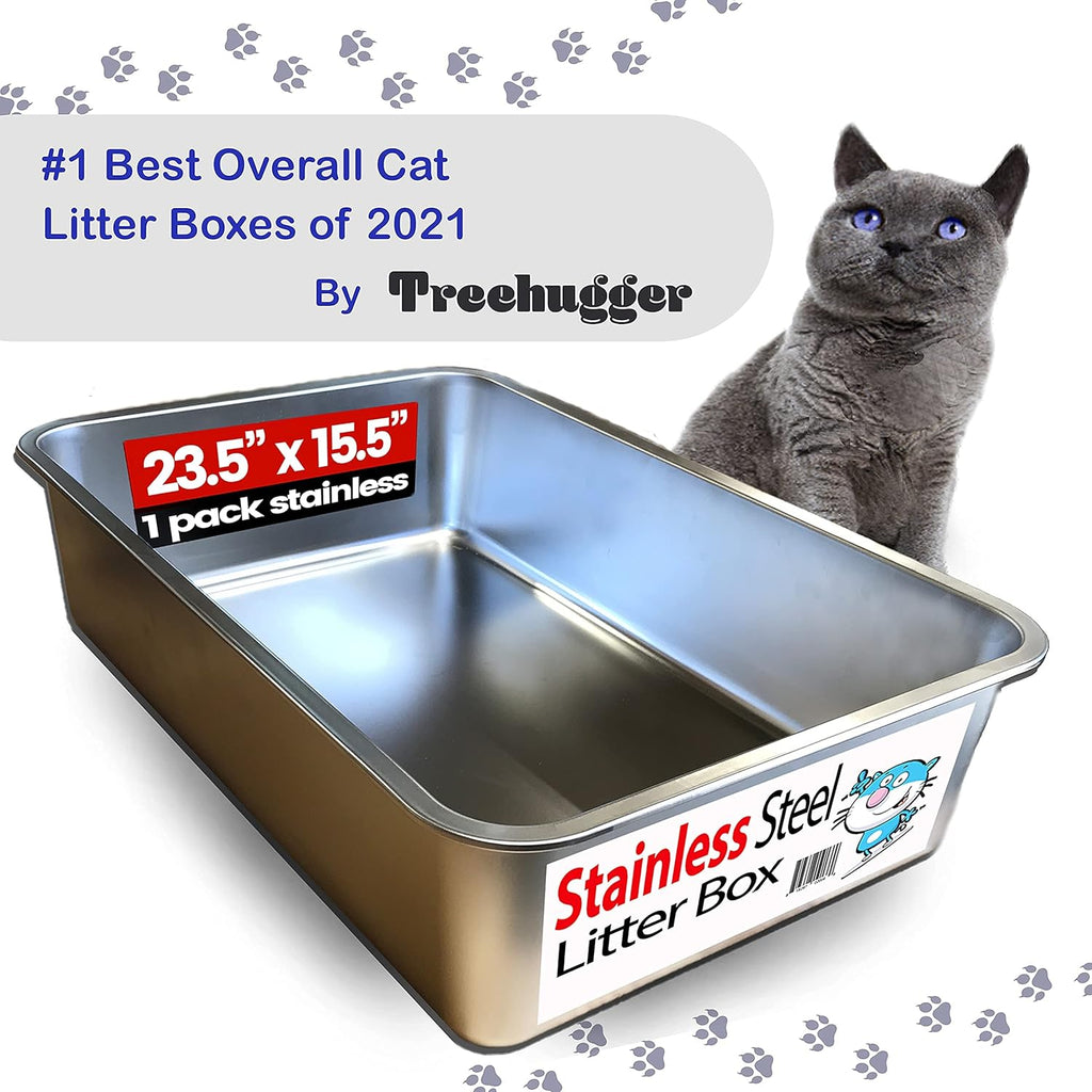 Stainless Steel Cat Litter Box E352