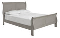 Queen Sleigh Bed in Gray A76873