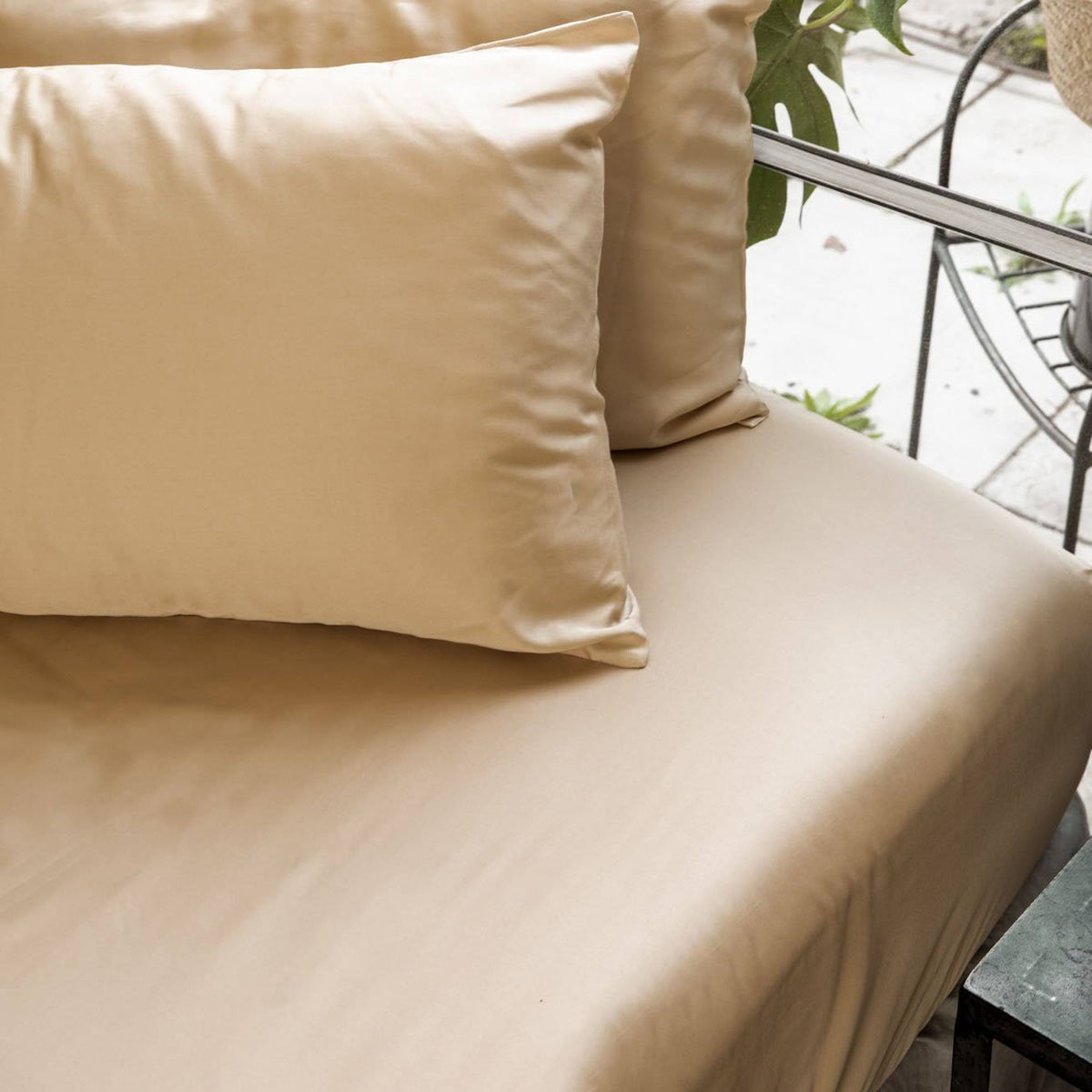 Cal King Green Fitted Sheet Z34382