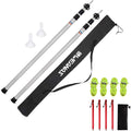Telescoping Tarp Poles, Adjustable Aluminum Rods, Replacement Tent Poles R39656