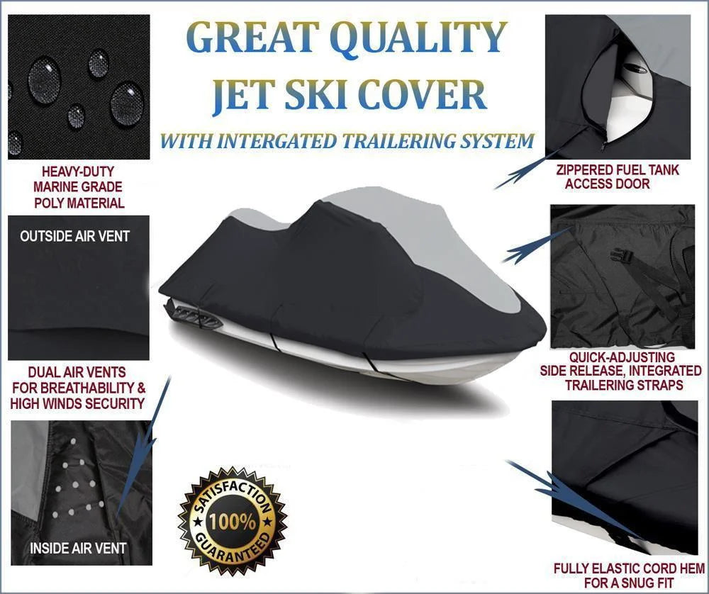 Black/Grey Jet Ski PWC Cover E434