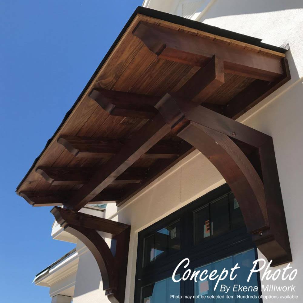 4x22W x 22x22D x 30x22H Western Red Cedar Bracket S83849
