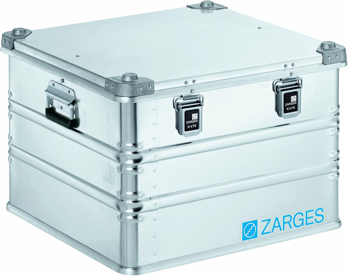 Aluminum Hard Protective Carrying Case, Stackable Storage, Lock Box (22.4 x 15.7 x 17.7 Inches) Y773