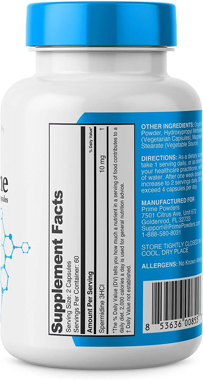 Spermidine Capsules, 99% Concentration Z4398