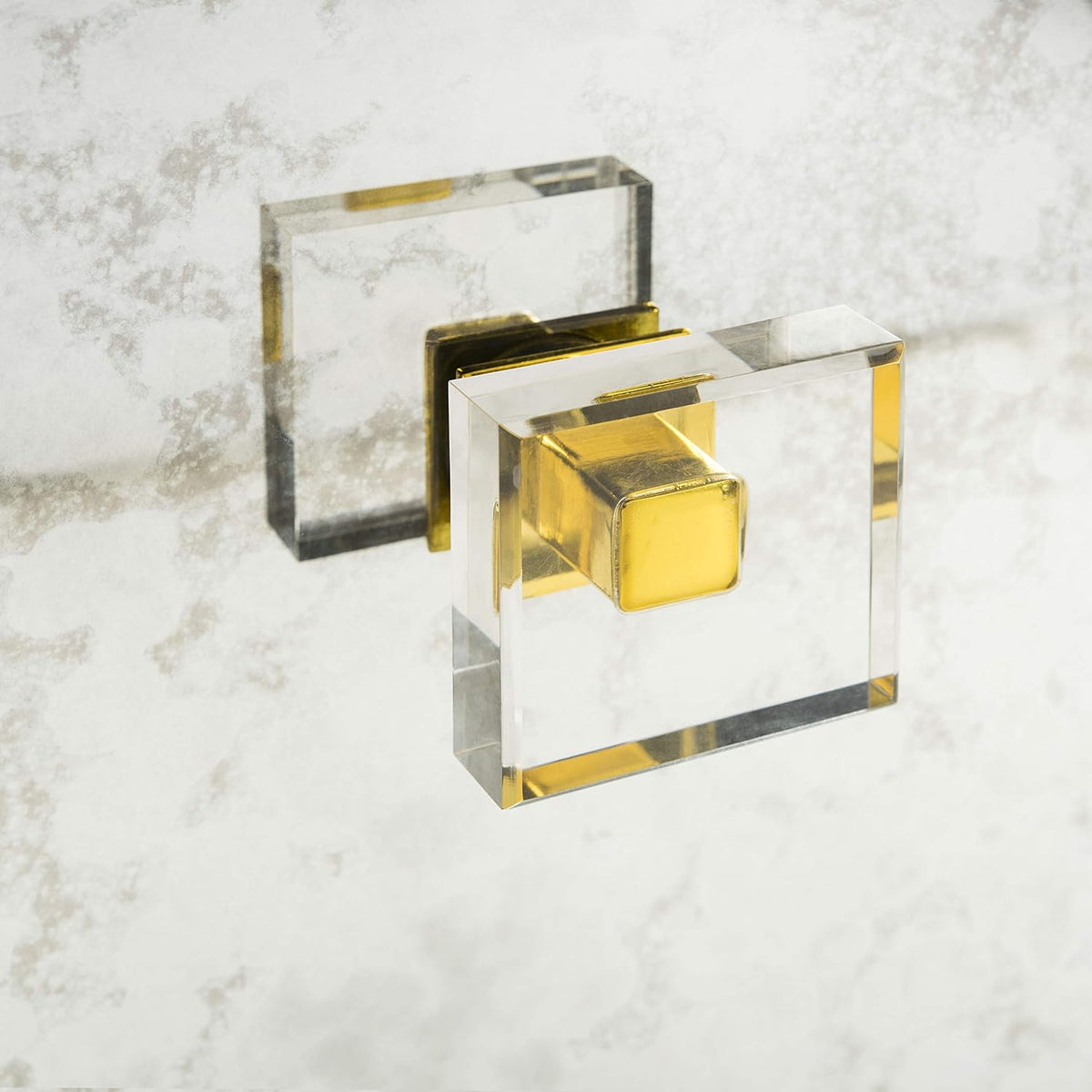 White Acrylic 2-shelf Cabinet A37504