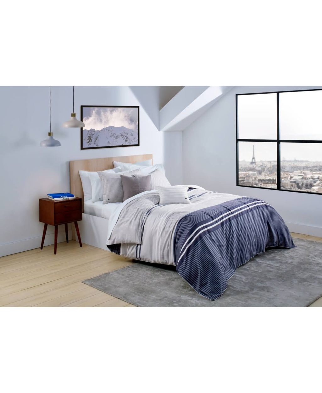Blue Reversible Duvet Set C1095