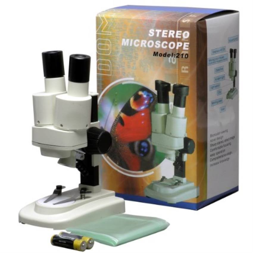 Portable Binocular Stereo Microscope, 20X and 40x Magnification K919353