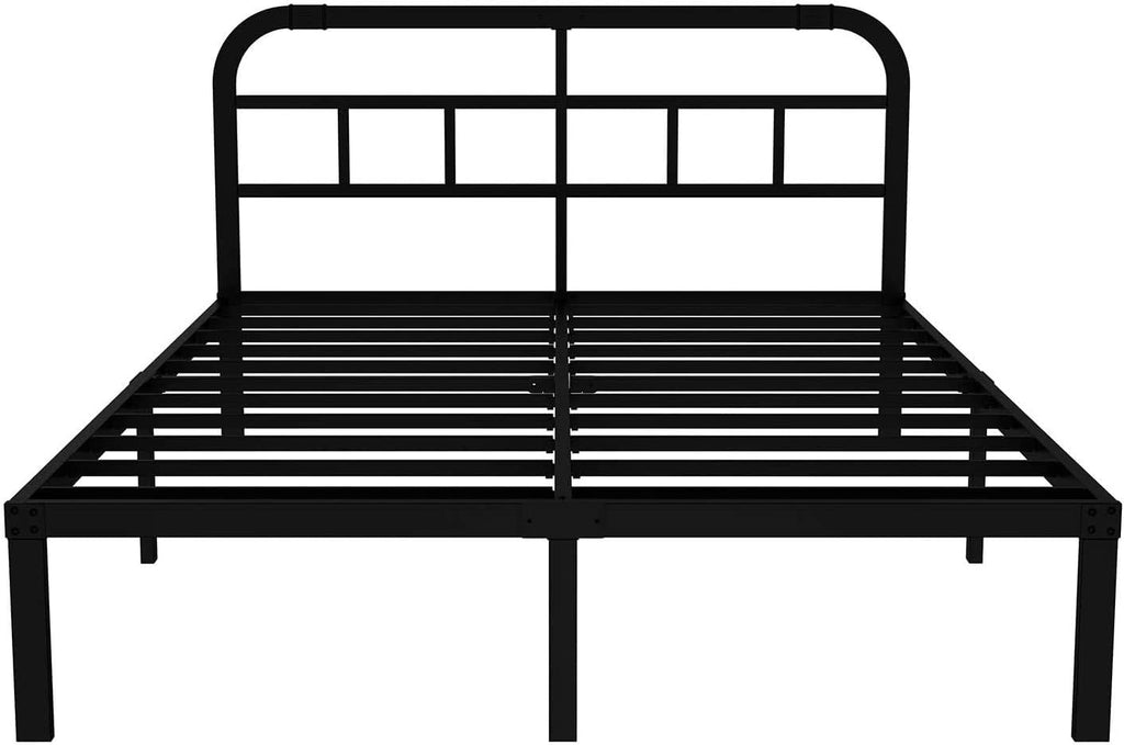 Black Metal California King Bed Headboard N1864