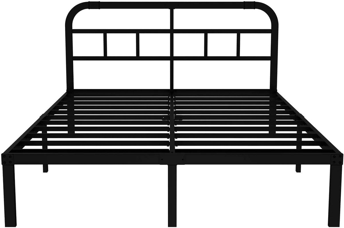 Black Metal California King Bed Headboard N1864