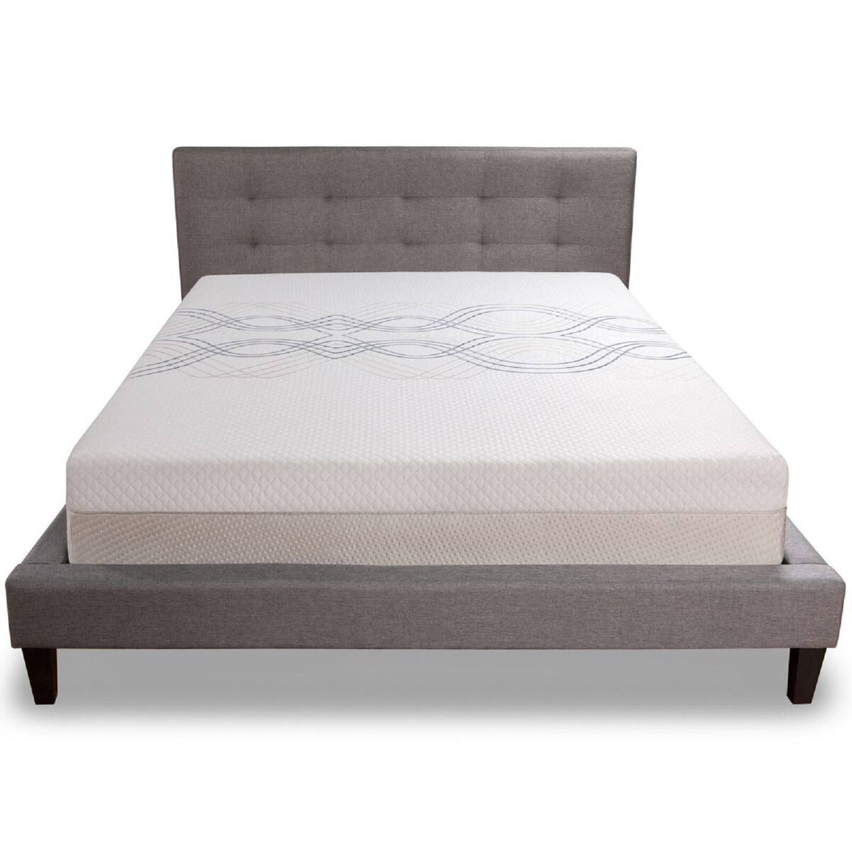 10-Inch California King-Size Memory Foam Mattress P435010