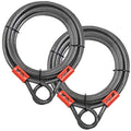 Braided Steel Security Cable with Loops X23013
