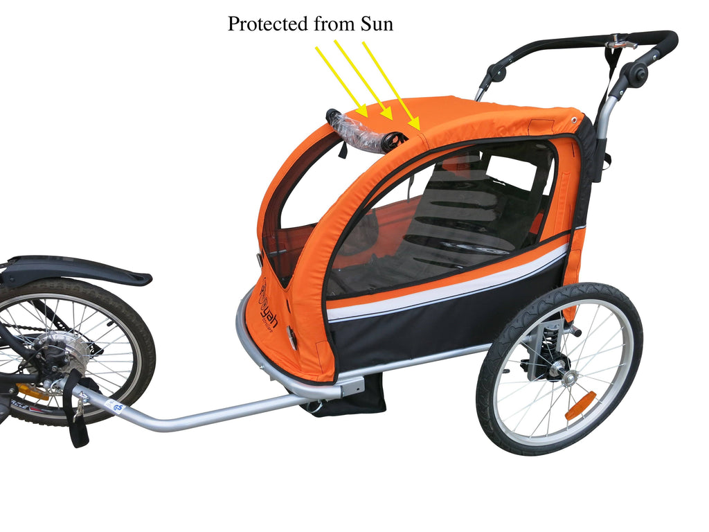 Green Child Bike Trailer and Stroller A279674