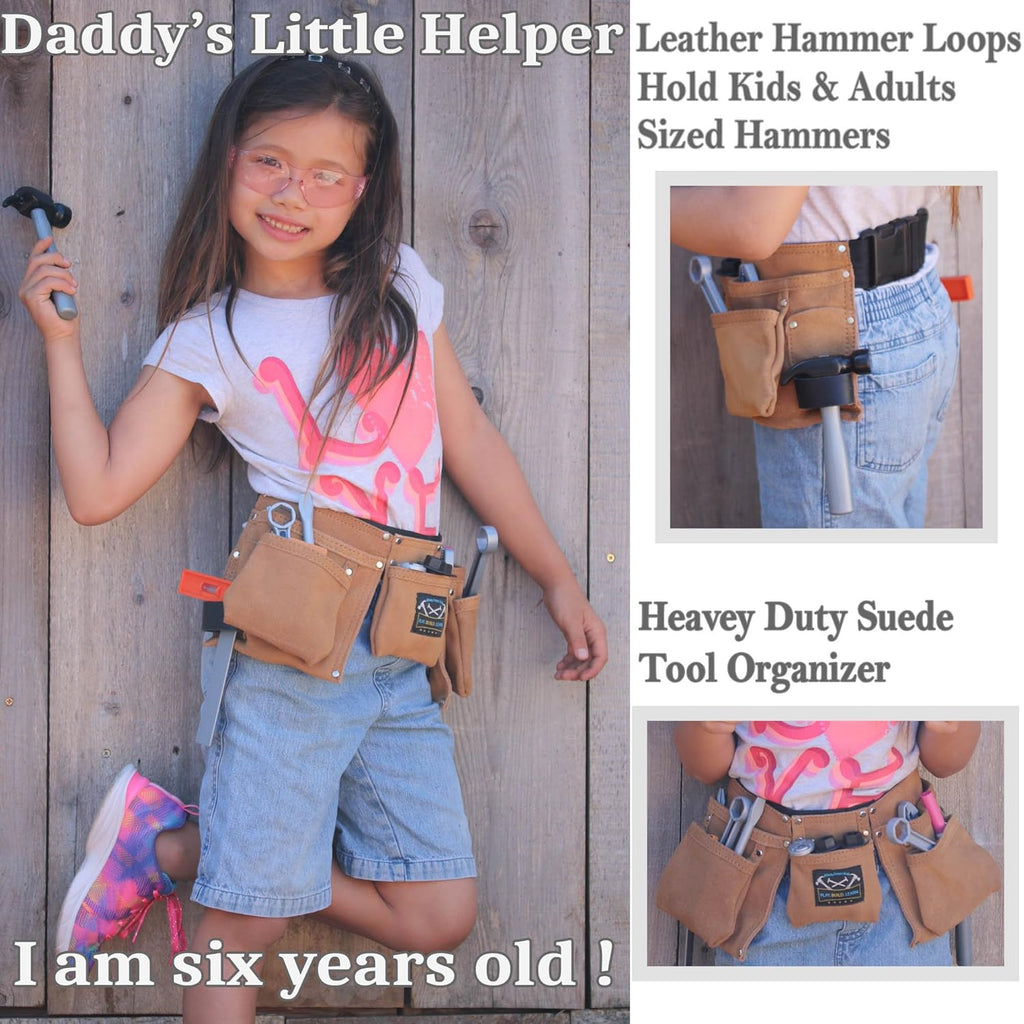 Real Leather Kids Tool Belt P13647