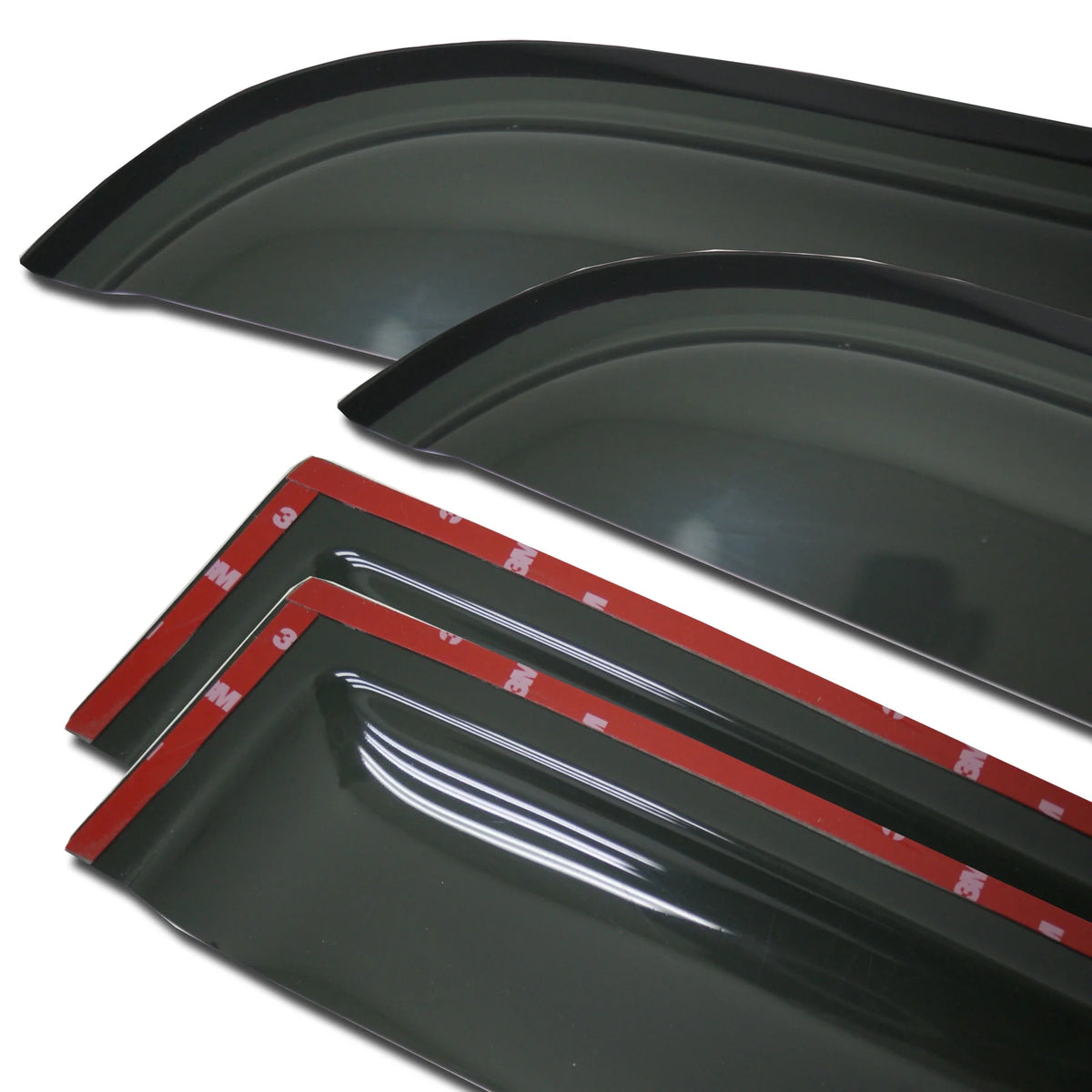 Smoke Tinted 4 Pcs Window Visor Deflector Set T557853