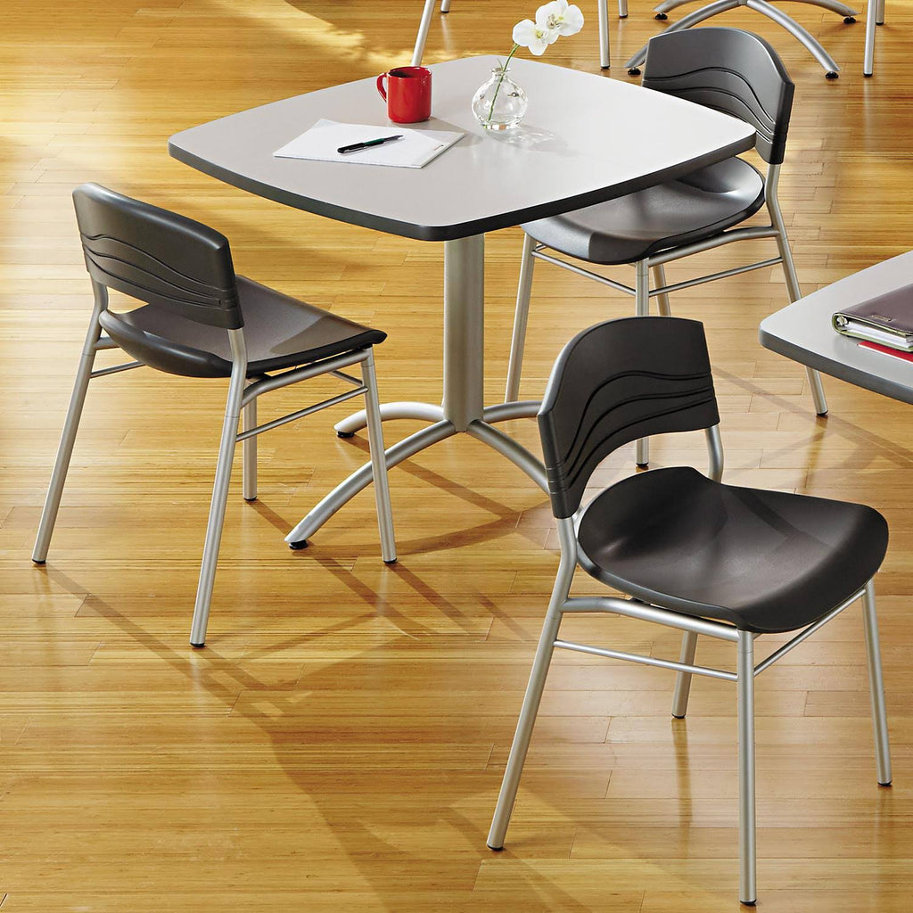 Gray Square Cafe Table E77011