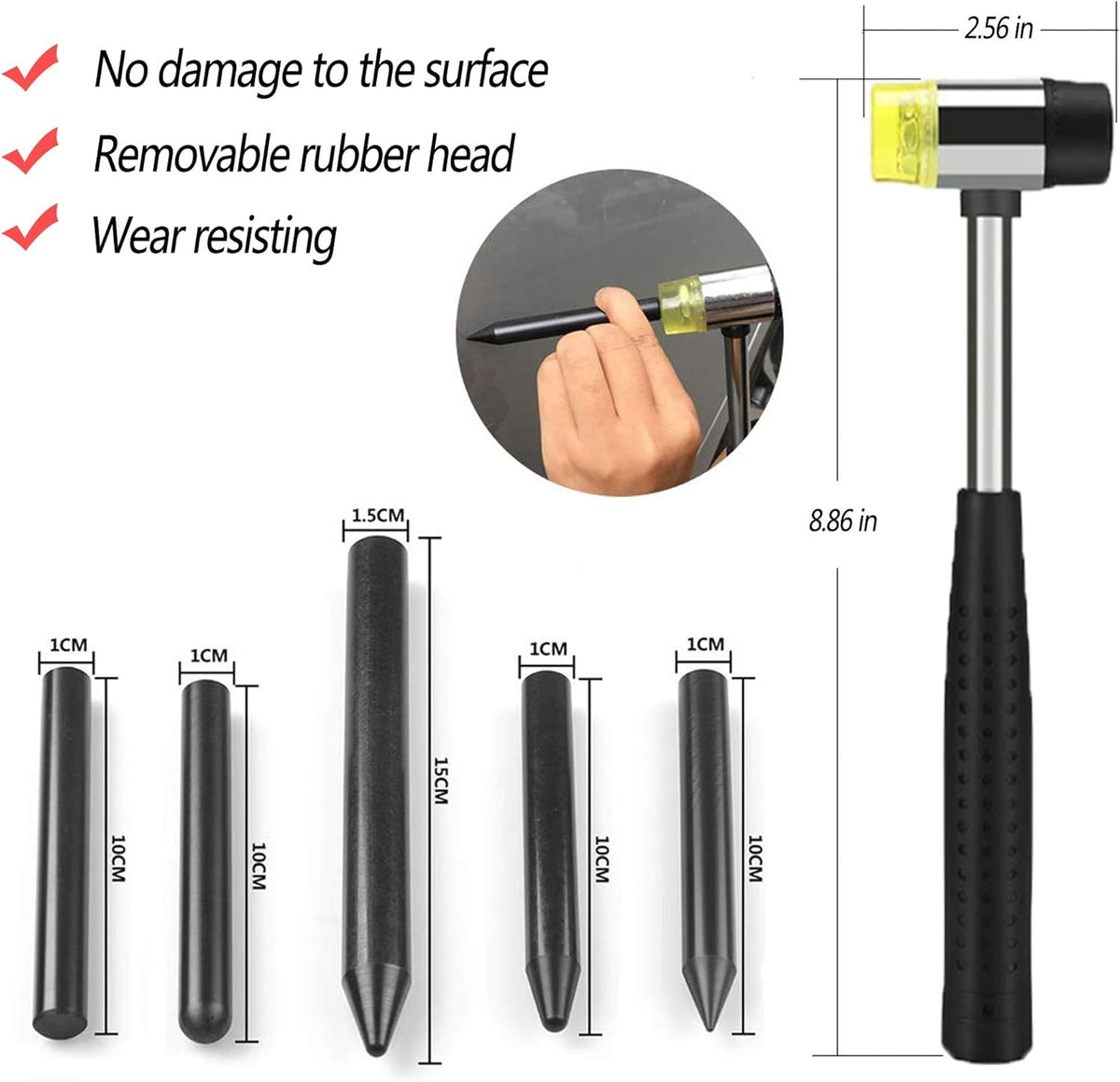 53pcs Paintless Dent Repair Kit H4284