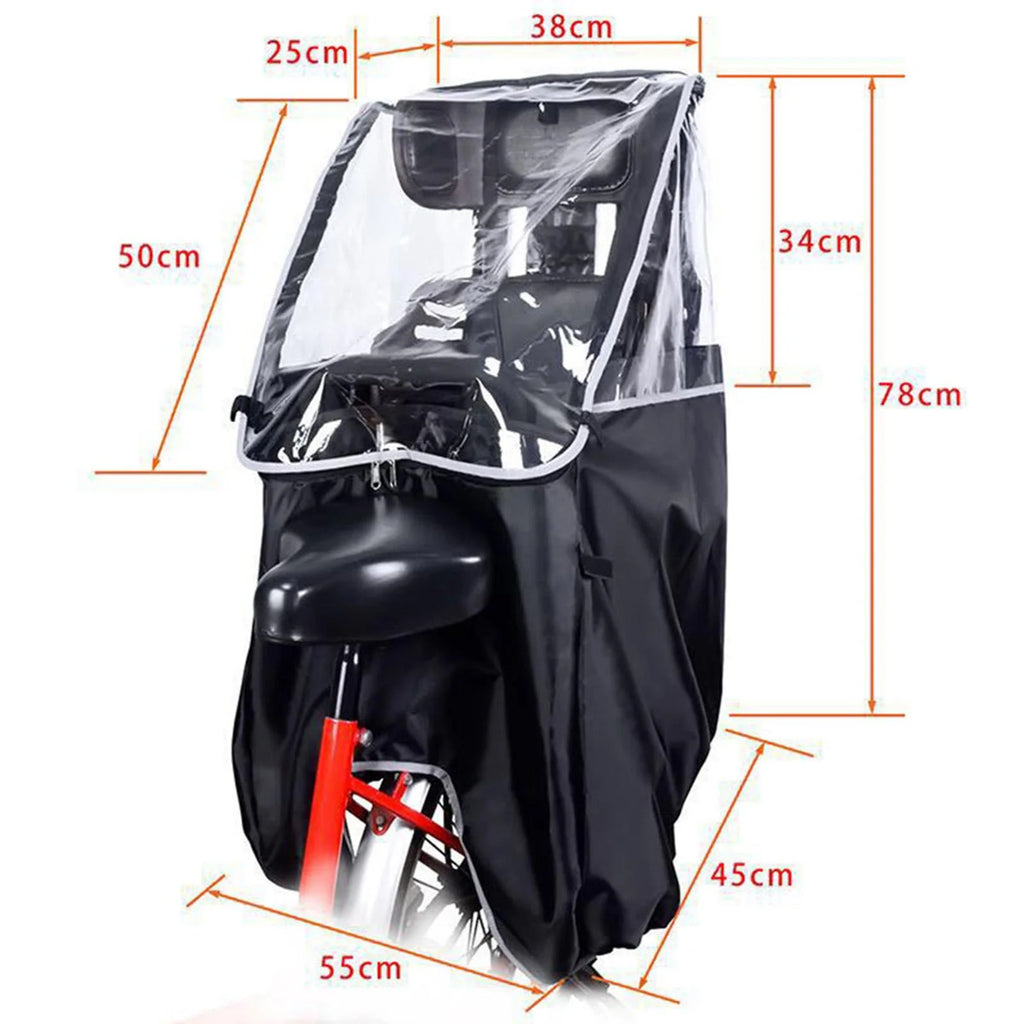 Bike Child Seat Rain Canopy Cover L47387