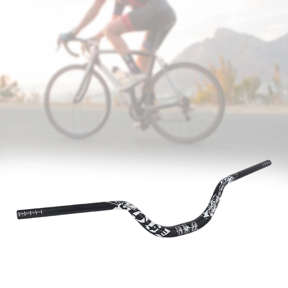 Black 720mm Riser Handlebar R412