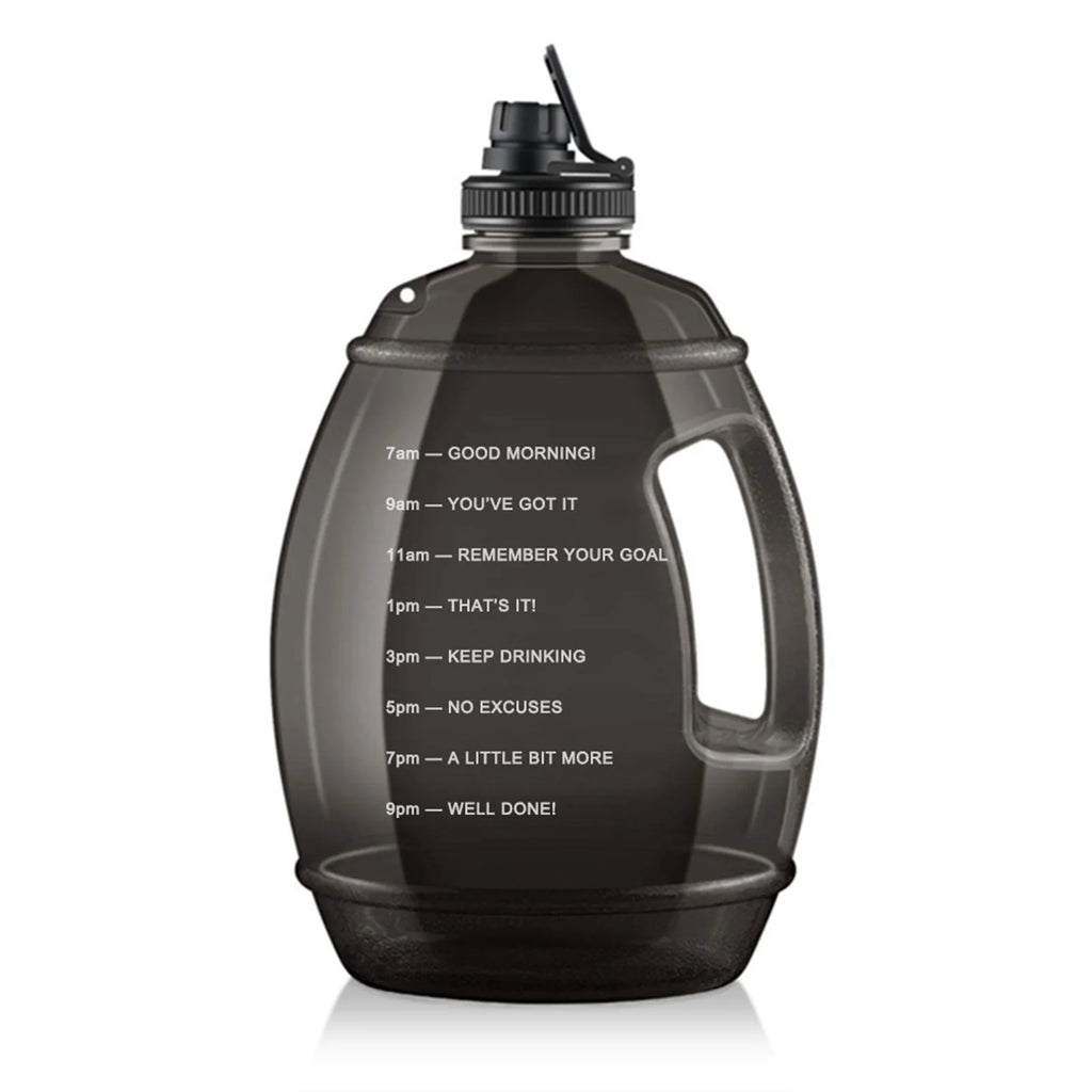 3.78L BPA Free Leakproof Sports Water Bottle with Time Marker A791