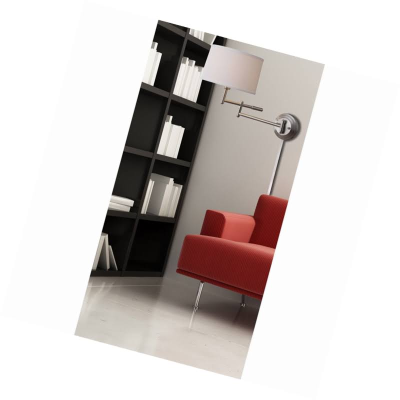 Brushed Steel Wall Swing Arm Lamp Z956