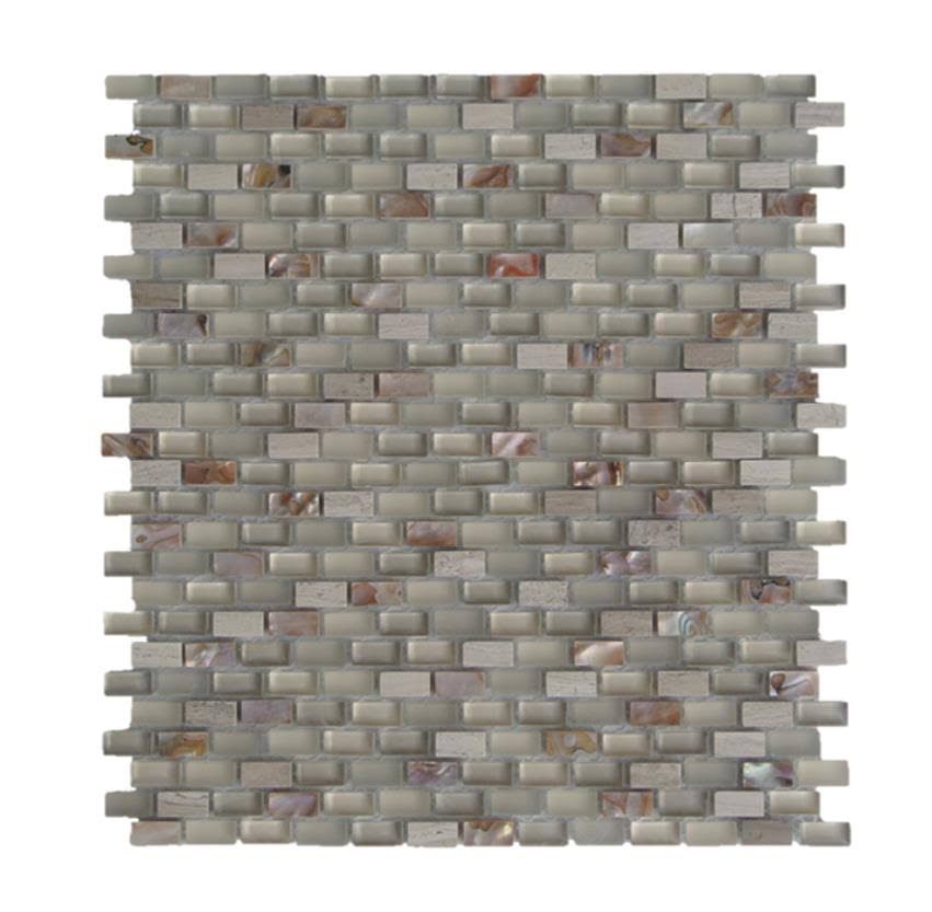 Paragon Calico Mini Brick Pattern Tile Sample O569380