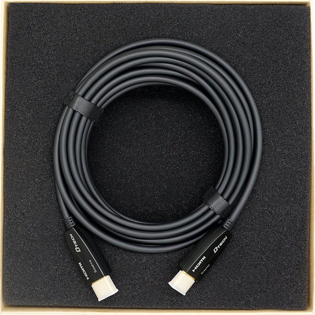 25 Feet Fiber Optic HDMI Cable Black Y3126