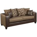 Espresso Chenille Sofa Z297254