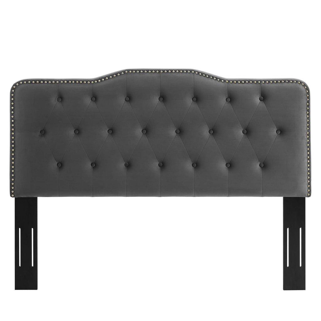 Pink Tufted Performance Velvet King/California King Headboard A78361