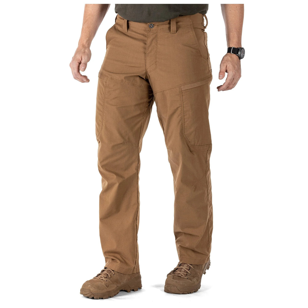 Battle Brown Flex-Tac Stretch Fabric Cargo Work Pants Q53647