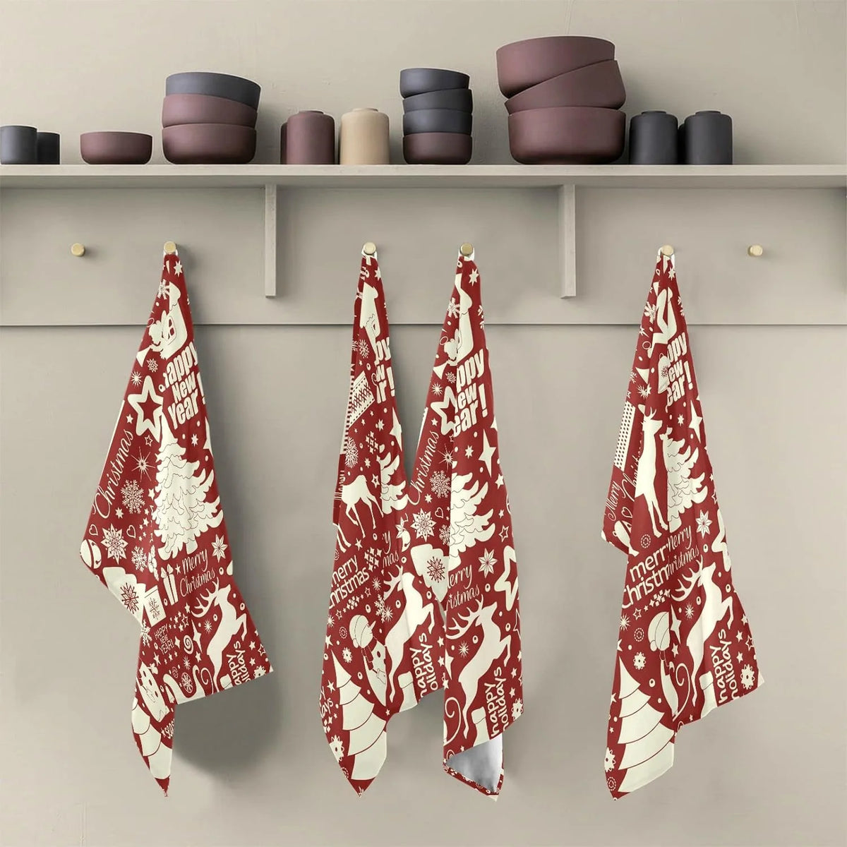 6Pcs Kitchen Dish Towel Set L60876
