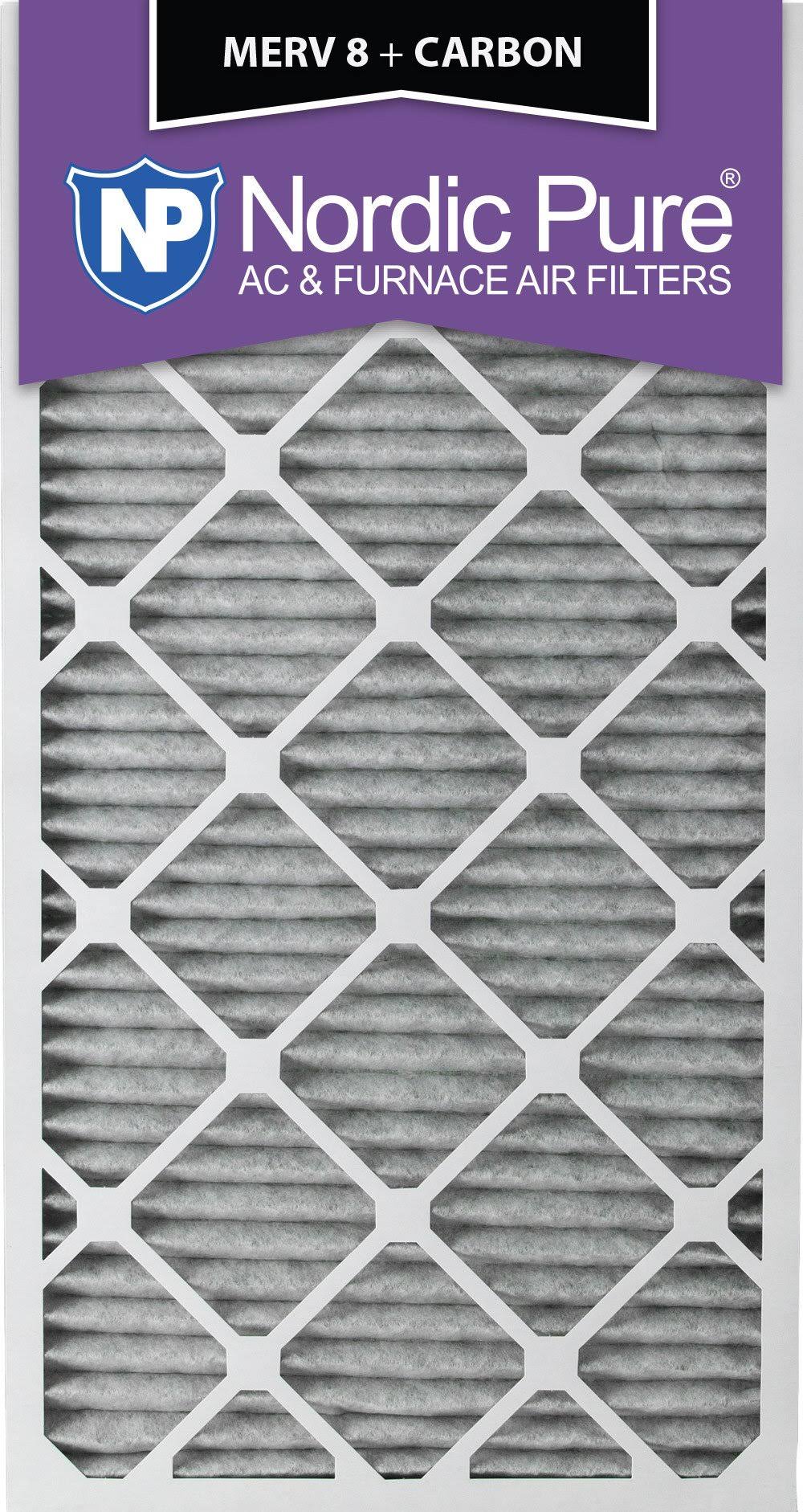 14x30x1 MERV 8 Pleated Carbon Furnace Air Filters 6 Pack S9923