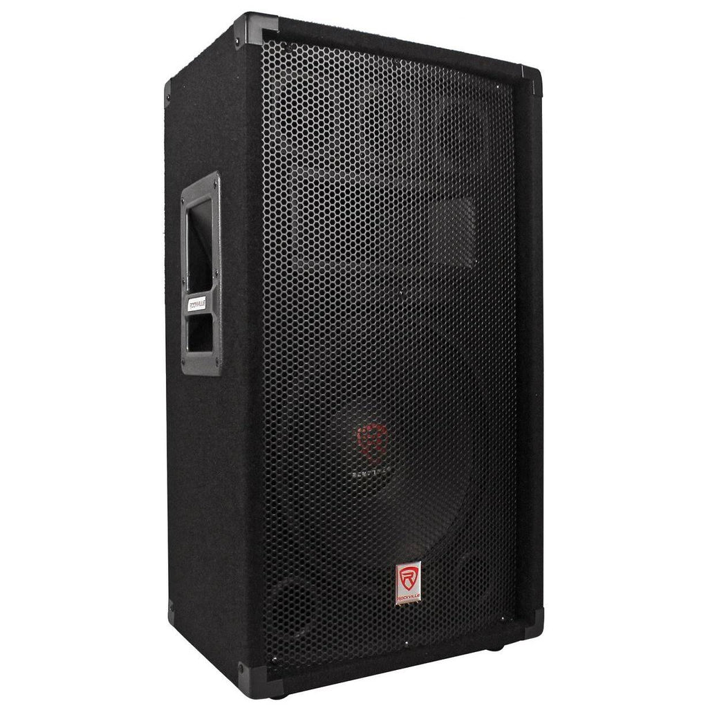 1000W DJ Speakers with Amplifier Stands Cables Bag K59966