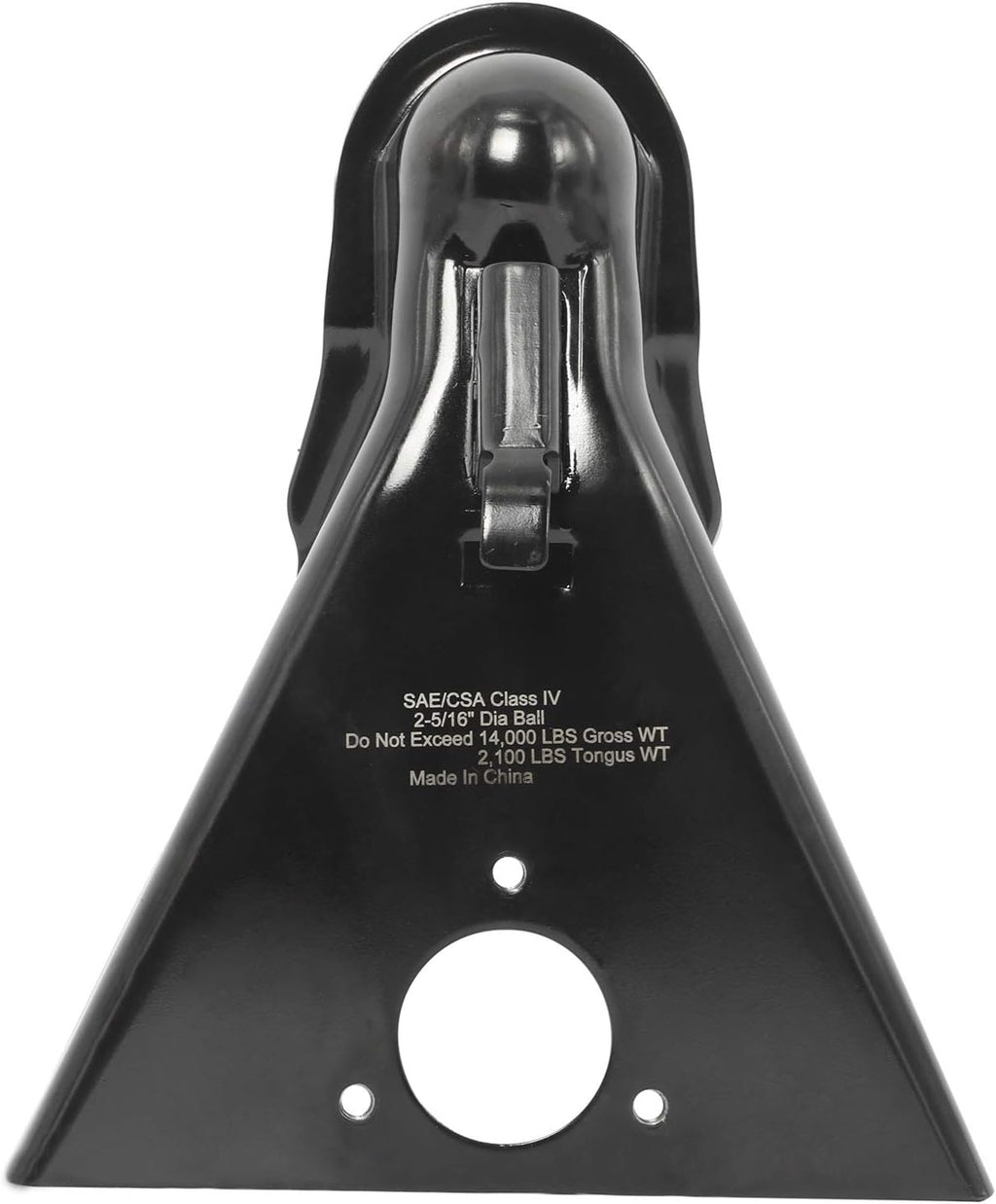 2-5/16" Ball Class IV A-Frame Trailer Coupler, Powder Coated Black, 14000LBS Capacity, Pack of 2 L9511
