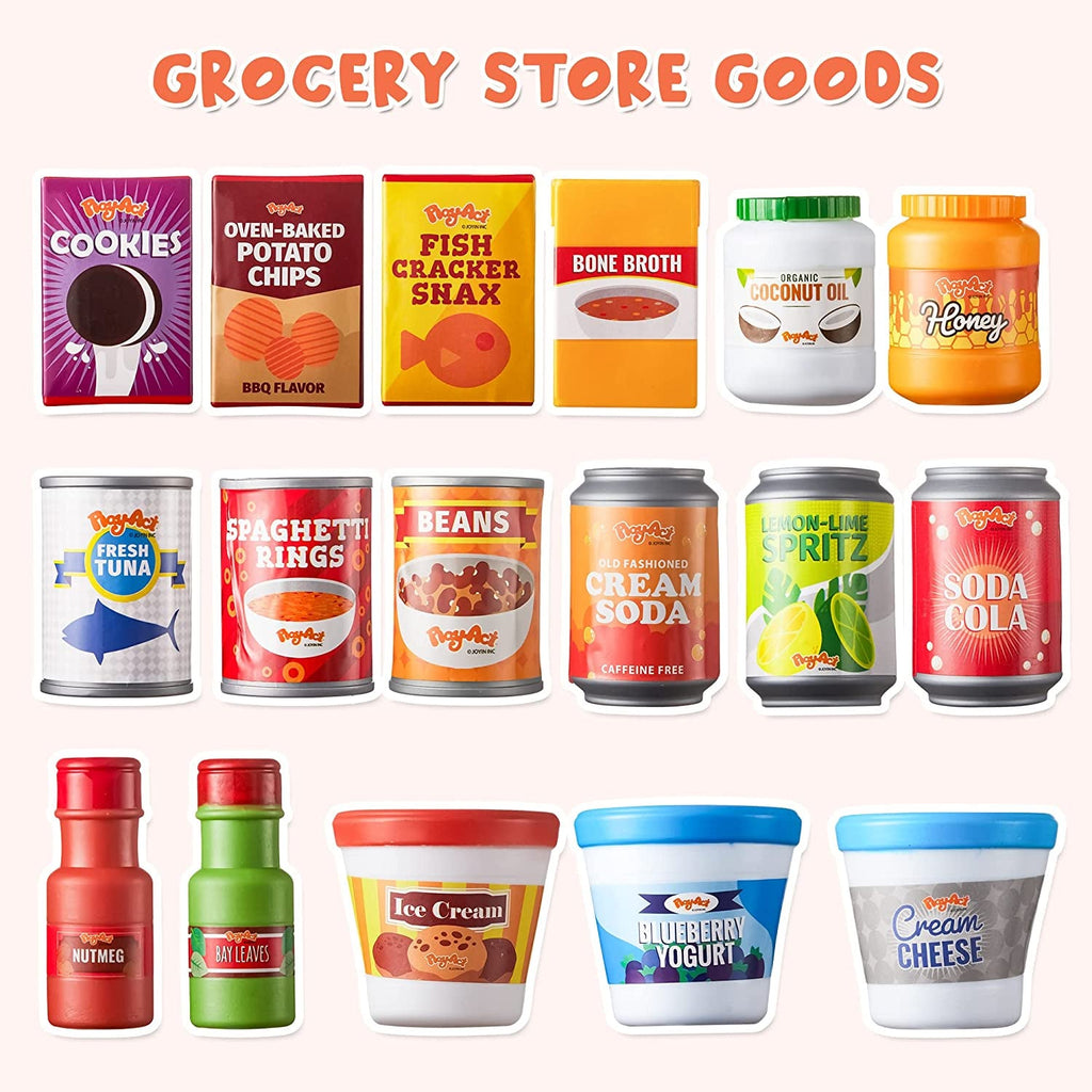 30Pcs Play Food Grocery Cans P765