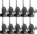 UHF Handheld Rechargeable Walkie Talkies Pack of 2 with Earpiece W841907