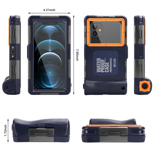 Waterproof Protective Case for Samsung Galaxy S9+ and All Phones Up to 6.9 Inch with Lanyard Z646
