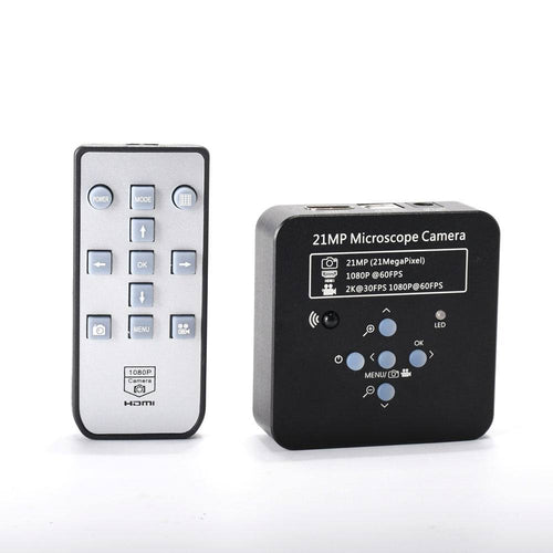 1080p 60fps 2K 21MP 100x 180X 300x C-Mount Lens HDMI USB Industrial Digital Video Microscope Camera O517