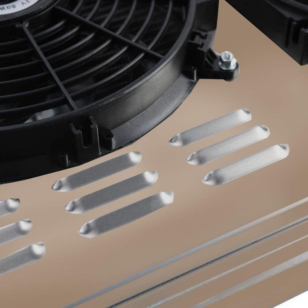 Aluminum 3 Row Radiator with Shroud Fan and Relay S806062