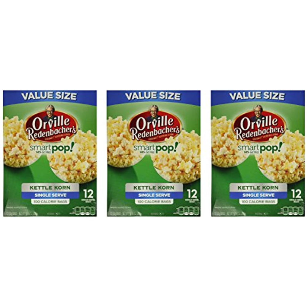 Kettle Korn Mini Bags, 12-Count (Pack Of 3) P2618