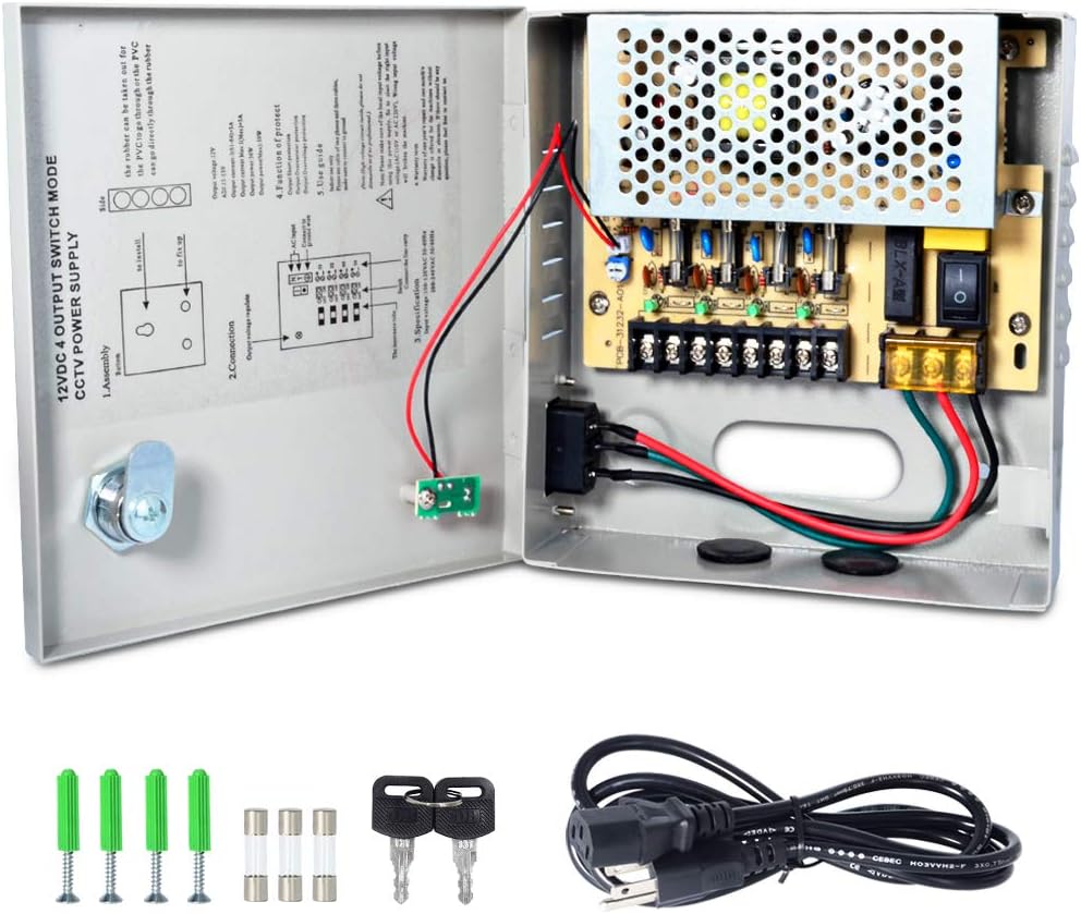 CCTV Power Supply 18CH 12V 30 Amp L97928