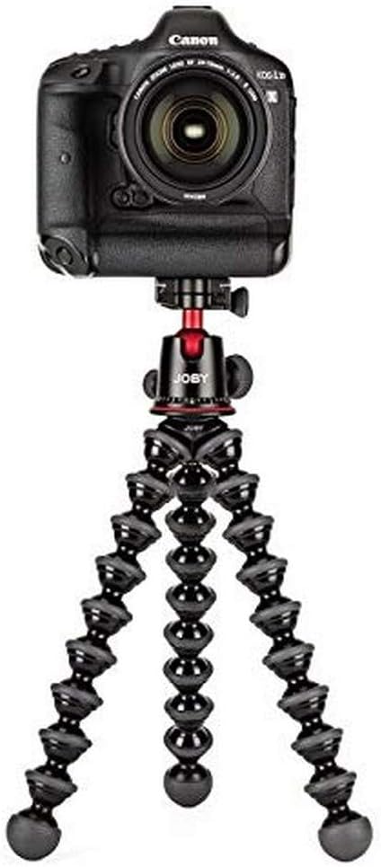 Compact Flexible Tripod 1K Stand with Locking Phone Mount, Black, Pack of 2 J5661